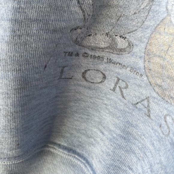 vintage 1993 taz college sports  crewneck  sweater Warner bros. looney tunes md - Picture 4 of 9